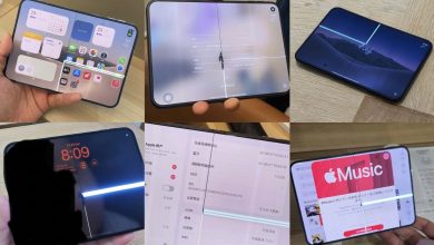 لم يصمد ليوم كامل - شاشة آيفون ديو iPhone Duo تتشقق عند المفصلة